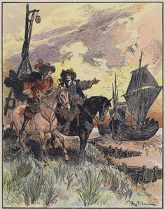 Illustration pour Le Capitaine Bellormeau par et illustré par A Robida - Albert Robida