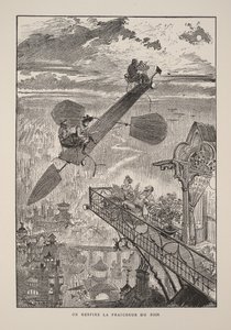 Illustration pour Le vingtième siècle : La vie électrique - Albert Robida