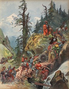 La traversée des Alpes, illustration de 