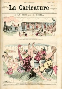 Vers la mer ! 1880 (gravure) - Albert Robida