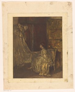 Femme assise sur une chaise à côté d
