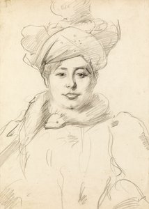 Femme avec chapeau, vers 1905 - Albert de Belleroche