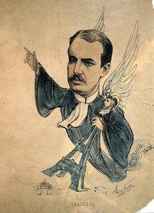 Caricature de Georges Laguerre, vers 1900 - Albert de Korsak