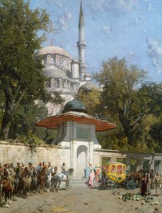 Une mosquée - Alberto Pasini