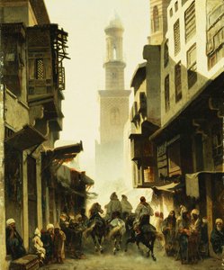 Scène de rue à Damas, 1861 - Alberto Pasini