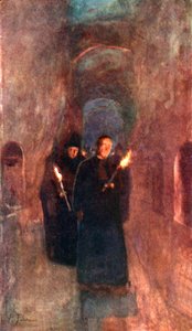 Une Procession dans la Catacombe de Calliste