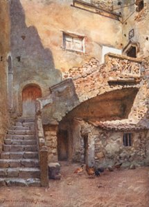 Cortile Palazzo Corvaia, Taormina - Alberto Pisa