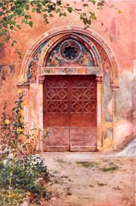 Porte du Monastère de Saint Benoît (Sagro Speco) à Subiaco - Alberto Pisa