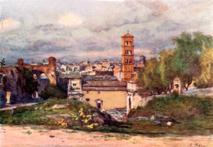 Depuis la terrasse de la Maison de Domitien - Alberto Pisa