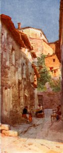 Rue du village à Anticoli, dans les collines sabines - Alberto Pisa