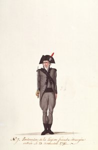 Un Pontonnier de la Légion Étrangère Française, de Coppetiers, 23 novembre 1792 - Albertus Gregorius