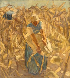Récolte de maïs - Albin Egger Lienz