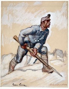 Façade sud-ouest - Albin Egger Lienz