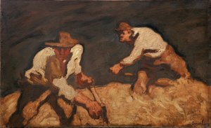 Moissonneurs dans une tempête imminente, 1912 - Albin Egger Lienz
