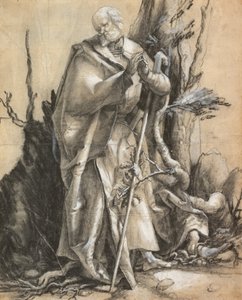 Saint barbu dans une forêt, vers 1516 - Albrecht Dürer