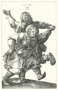 Couple de paysans dansant - Albrecht (after) Durer or Duerer