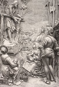 Saint Jean-Baptiste prêchant dans le désert - Albrecht (after) Durer or Duerer