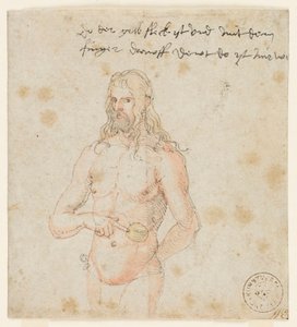 Autoportrait, malade, vers 1506-07 (plume brune et aquarelle) - Albrecht (attr. to) Durer or Duerer