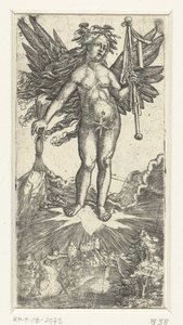 Figure féminine allégorique avec des ailes - Albrecht Altdorfer