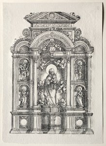 Autel avec la Belle Marie de Ratisbonne, 1520 - Albrecht Altdorfer
