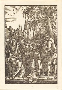 Christ cloué sur la croix - Albrecht Altdorfer