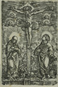 Le Christ en croix (La petite crucifixion) - Albrecht Altdorfer
