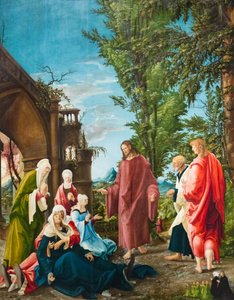 Christ prenant congé de sa mère, vers 1520 - Albrecht Altdorfer
