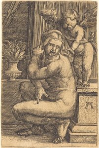 Vénus accroupie - Albrecht Altdorfer