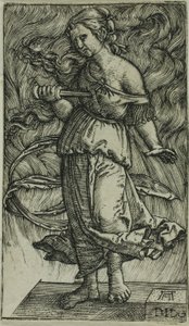 Didon se suicide - Albrecht Altdorfer