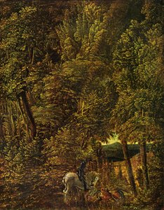 Allemand : Drachenkampf des hl. Georg Campagne de bois avec Saint Georges combattant le dragon
