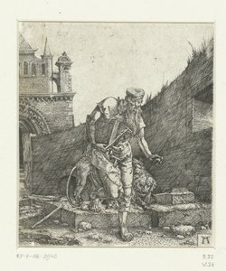 Saint Jérôme dans la cour d