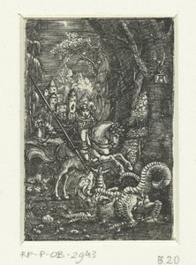 Saint Georges tue le dragon - Albrecht Altdorfer