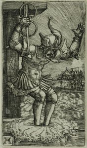 Horatius Cocles sautant dans le Tibre - Albrecht Altdorfer