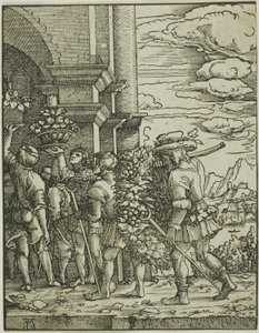 Josué et Caleb - Albrecht Altdorfer