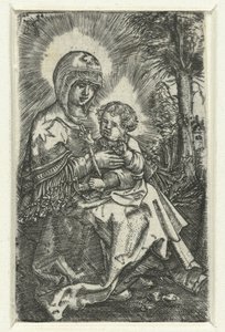 Marie avec enfant dans un paysage - Albrecht Altdorfer