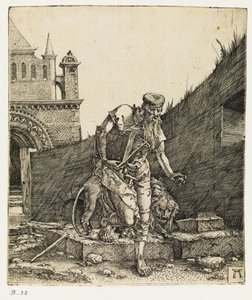 Saint Jérôme marchant dans un cimetière, avant 1519 - Albrecht Altdorfer