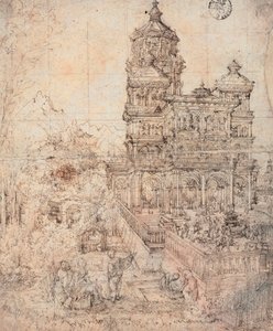 Suzanne au bain - Dessin de Albrecht Altdorfer - Albrecht Altdorfer