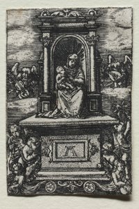 La Belle Vierge de Ratisbonne sur un Autel