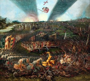 La victoire de Charlemagne sur les Avars près de Ratisbonne