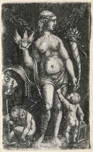 Vénus entre deux cupidons - Albrecht Altdorfer