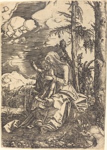 Vierge dans un paysage - Albrecht Altdorfer