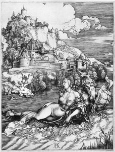 Un monstre marin emportant une princesse, 1500