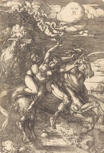 Enlèvement sur une licorne, 1516 - Albrecht Dürer