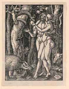 Adam et Ève, de la série La Petite Passion - Albrecht Dürer