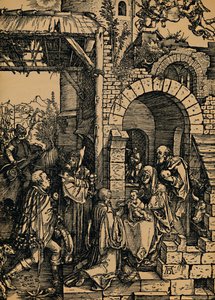 Anbetung der Konige, 1503-1504 - Albrecht Dürer