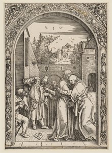 Anne et Joachim sous la Porte dorée - Albrecht Dürer