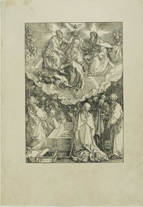 Assomption et Couronnement de la Vierge, de La Vie de la Vierge - Albrecht Dürer
