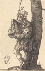 Joueur de cornemuse, 1514 - Albrecht Dürer