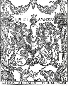 Ex-libris de Willibald Pirkheimer, vers 1502-1503, 1906 - Albrecht Dürer