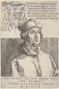 Cardinal Albrecht de Brandebourg ("Petit Cardinal") - Albrecht Dürer